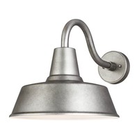  Barn Light Entrance Outdoor Wall Light - Weathered Pewter