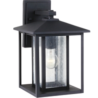  Hunnington Entrance Outdoor Wall Light - Black