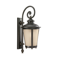  Cape May Entrance Outdoor Wall Light - Burled Iron