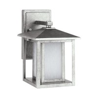  Hunnington Entrance Outdoor Wall Light - Weathered Pewter