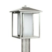  Hunnington Post Light Post Lights - Weathered Pewter