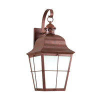  Chatham Entrance Outdoor Wall Light - Weathered Copper