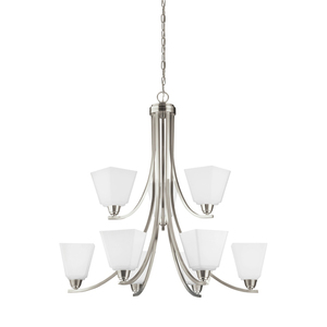 GL3113009EN3962 Parkfield Mid Sized Chandelier Chandelier - Brushed Nickel