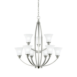 GL3113209962 Metcalf Mid Sized Chandelier Chandelier - Brushed Nickel