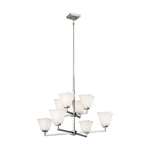 S3113708EN3962 Ellis Harper Large Foyer Chandelier Chandelier - Brushed Nickel