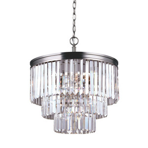 GL3114004965 Carondelet Mini Chandelier - Antique Brushed Nickel