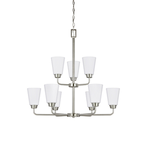 GL3115209962 Kerrville Mid Sized Chandelier Chandelier - Brushed Nickel GL3115209962 Kerrville Mid Sized Chandelier Chandelier - Brushed Nickel