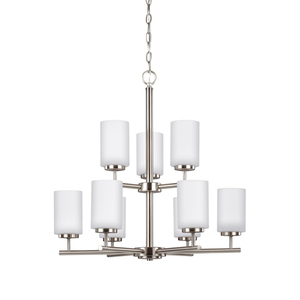 GL31162962 Oslo Mid Sized Chandelier Chandelier - Brushed Nickel GL31162962 Oslo Mid Sized Chandelier Chandelier - Brushed Nickel