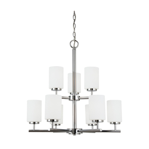 GL31162EN305 Oslo Mid Sized Chandelier Chandelier - Chrome