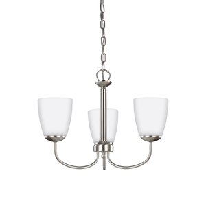 GL3116603EN3962 Bannock Mini Chandelier - Brushed Nickel GL3116603EN3962 Bannock Mini Chandelier - Brushed Nickel