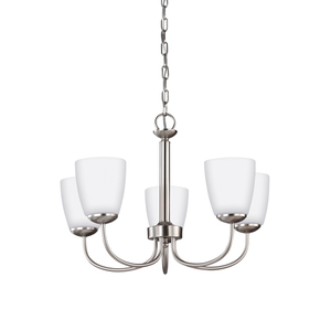 GL3116605EN3962 Bannock Mini Chandelier - Brushed Nickel GL3116605EN3962 Bannock Mini Chandelier - Brushed Nickel
