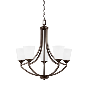 GL3124505EN3710 Hanford Mid Sized Chandelier Chandelier - Bronze