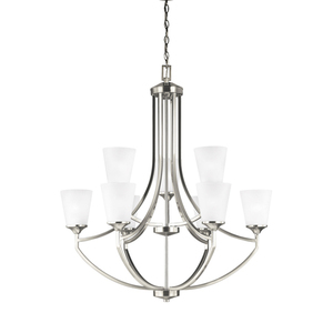 GL3124509962 Hanford Mid Sized Chandelier Chandelier - Brushed Nickel