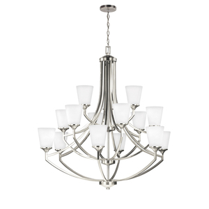 GL3124515962 Hanford Large Foyer Chandelier Chandelier - Brushed Nickel