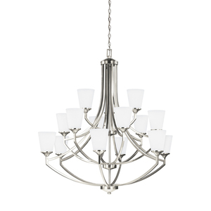 GL3124515EN3962 Hanford Large Foyer Chandelier Chandelier - Brushed Nickel