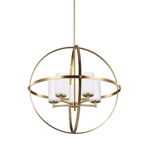 GL3124605EN3848 Alturas Entrance / Foyer Pendant Light - Satin Brass