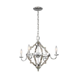 GL3124904EN872 Socorro Mini Chandelier - Washed Pine