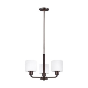 GL3128803710 Canfield Mini Chandelier - Bronze