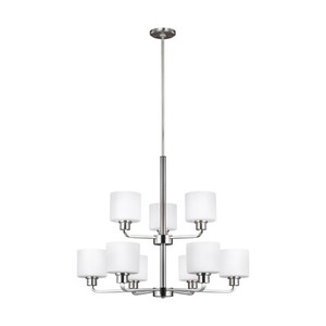 GL3128809962 Canfield Mid Sized Chandelier Chandelier - Brushed Nickel