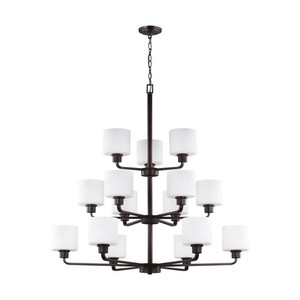 GL3128815710 Canfield Large Foyer Chandelier Chandelier - Bronze