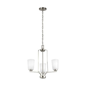 GL3128903962 Franport Mini Chandelier - Brushed Nickel