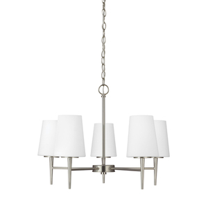 GL3140405EN3962 Driscoll Mid Sized Chandelier Chandelier - Brushed Nickel