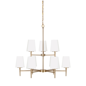 GL3140409EN3848 Driscoll Mid Sized Chandelier Chandelier - Satin Brass