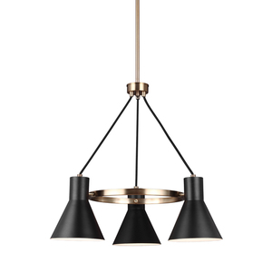 GL3141303EN3848 Towner Mini Chandelier - Satin Brass