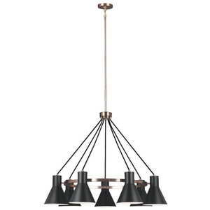 GL3141307848 Towner Large Foyer Chandelier Chandelier - Satin Brass