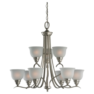 GL31627962 Wheaton Large Foyer Chandelier Chandelier - Brushed Nickel