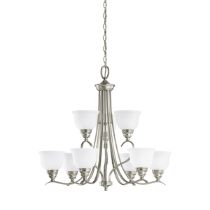 GL31627EN3962 Wheaton Mid Sized Chandelier Chandelier - Brushed Nickel