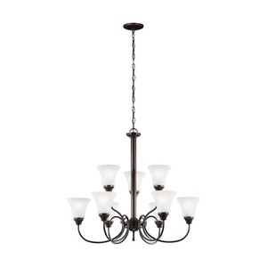 GL31810782 Holman Mid Sized Chandelier Chandelier - Heirloom Bronze