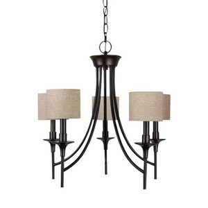 GL31942710 Stirling Mid Sized Chandelier Chandelier - Burnt Sienna