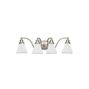 GL40012EN3773 Alexandria 4 or More Bulb Bathroom Lighting - Two Tone Nickel