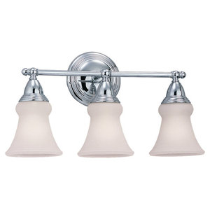 GL4012505 Sagemore 3 Bulb Bathroom Lighting - Chrome