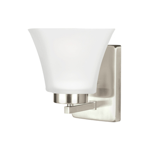 GL4111601EN3962 Bayfield 1 Bulb Wall Sconce - Brushed Nickel