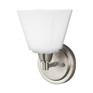 GL4113001EN3962 Parkfield 1 Bulb Wall Sconce - Brushed Nickel