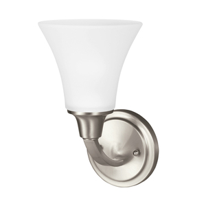 GL4113201EN3962 Metcalf 1 Bulb Wall Sconce - Brushed Nickel GL4113201EN3962 Metcalf 1 Bulb Wall Sconce - Brushed Nickel