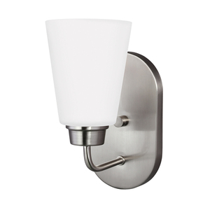 GL4115201962 Kerrville 1 Bulb Wall Sconce - Brushed Nickel GL4115201962 Kerrville 1 Bulb Wall Sconce - Brushed Nickel