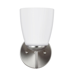 GL4116601EN3962 Bannock 1 Bulb Wall Sconce - Brushed Nickel GL4116601EN3962 Bannock 1 Bulb Wall Sconce - Brushed Nickel