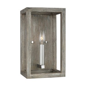 GL4134501EN872 Moffet Street 1 Bulb Wall Sconce - Washed Pine