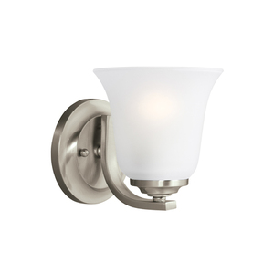 GL4139001962 Emmons 1 Bulb Wall Sconce - Brushed Nickel