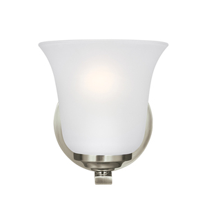 GL4139001EN3962 Emmons 1 Bulb Wall Sconce - Brushed Nickel