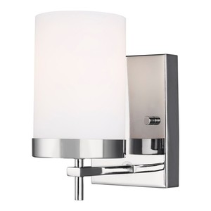 S419030105 Zire 1 Bulb Wall Sconce - Chrome