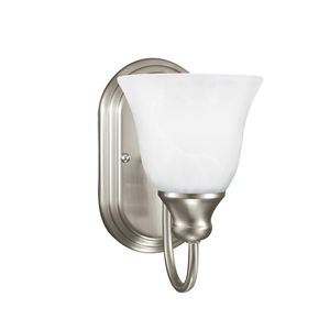 GL41939EN3962 Windgate 1 Bulb Wall Sconce - Brushed Nickel