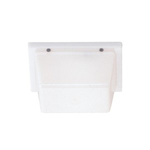 GL4325EN368 Entrance Outdoor Wall Light - White Plastic