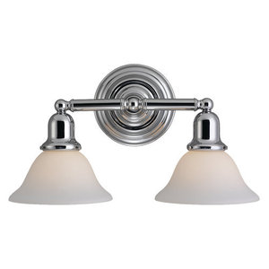 GL4406105 Sussex 2 Bulb Bathroom Lighting - Chrome