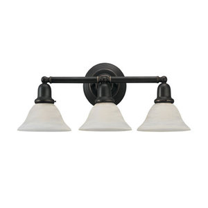 GL44062782 Sussex 3 Bulb Bathroom Lighting - Heirloom Bronze