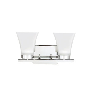 GL441160205 Bayfield 2 Bulb Bathroom Lighting - Chrome