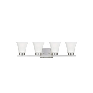 GL4411604962 Bayfield 4 or More Bulb Bathroom Lighting - Brushed Nickel